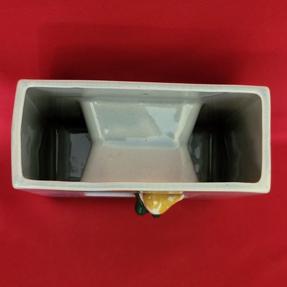 VTG 3D Pixie Elf Wall Pocket Planter Vase Open Square - Picture 4 of 13